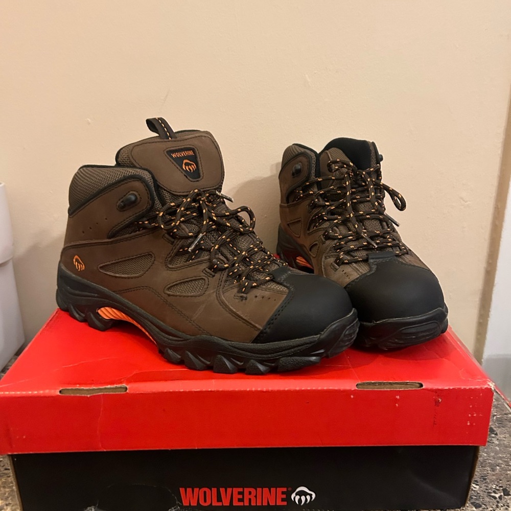 Mens Wolverine Steel Toe Work Boots